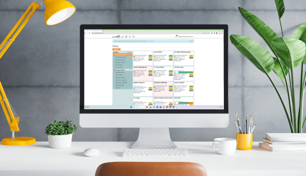 BLOG FEATURED IMAGE computer showing our innovative client management portal