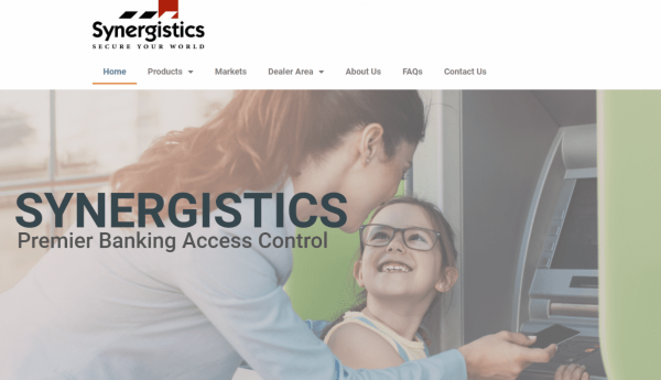 Synergistics new website snip Synergistics new website snip